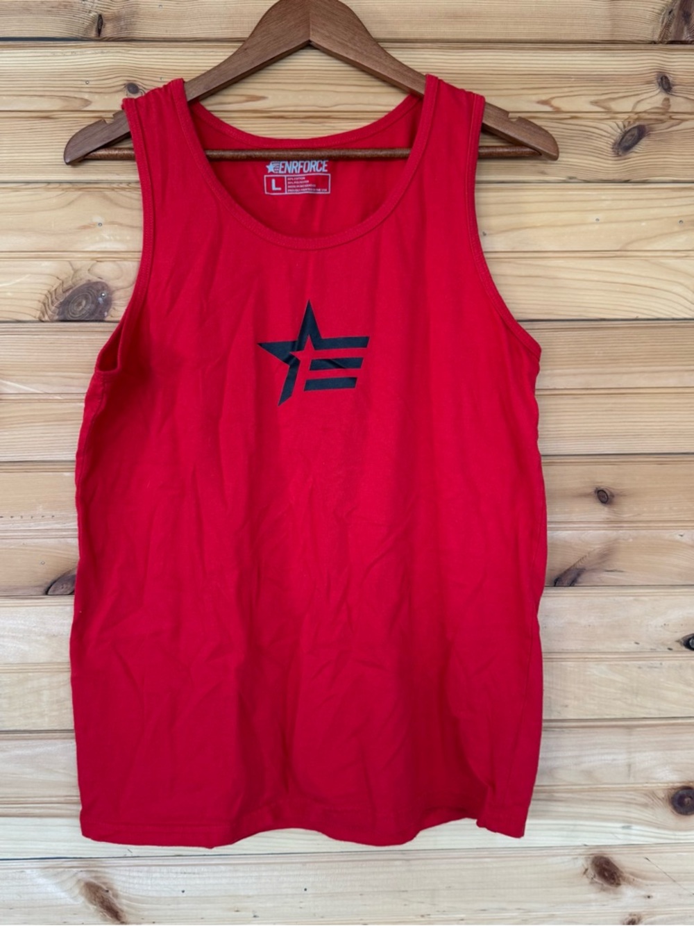 ENRFORCE | Men’s Large Red Graphic Tank Top Like New